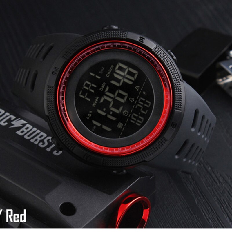 Heren Horloges Dive 50m Digitale LED Leger Sport Horloge Heren Casual Elektronica Horloges Man Klok relojes hombre SKMEI