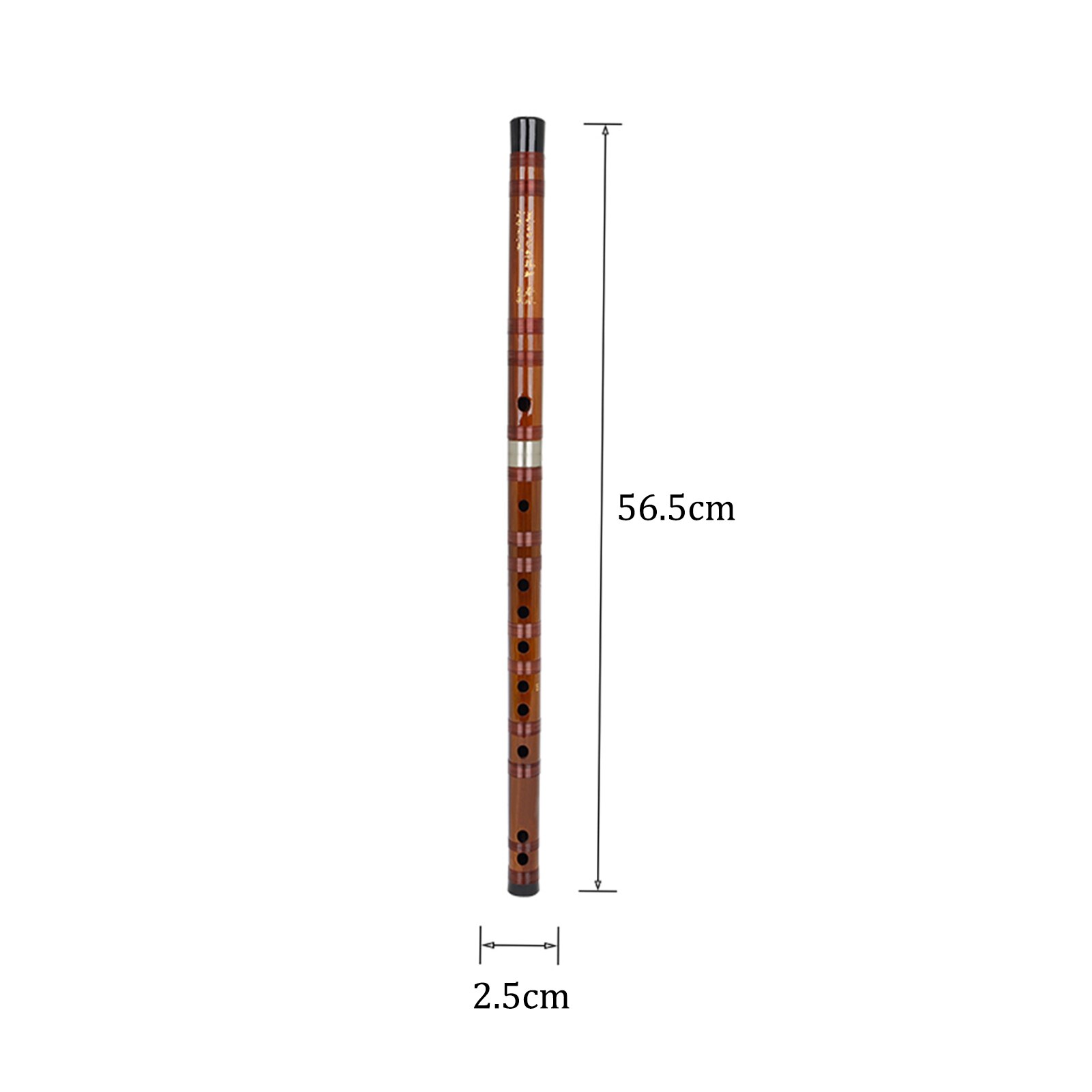 Flute Bitter Bamboo Dizi Traditional Handmade Woodwind Instrument with Storage Bag Chinese Knot for Children Adults Beginners: Key of E
