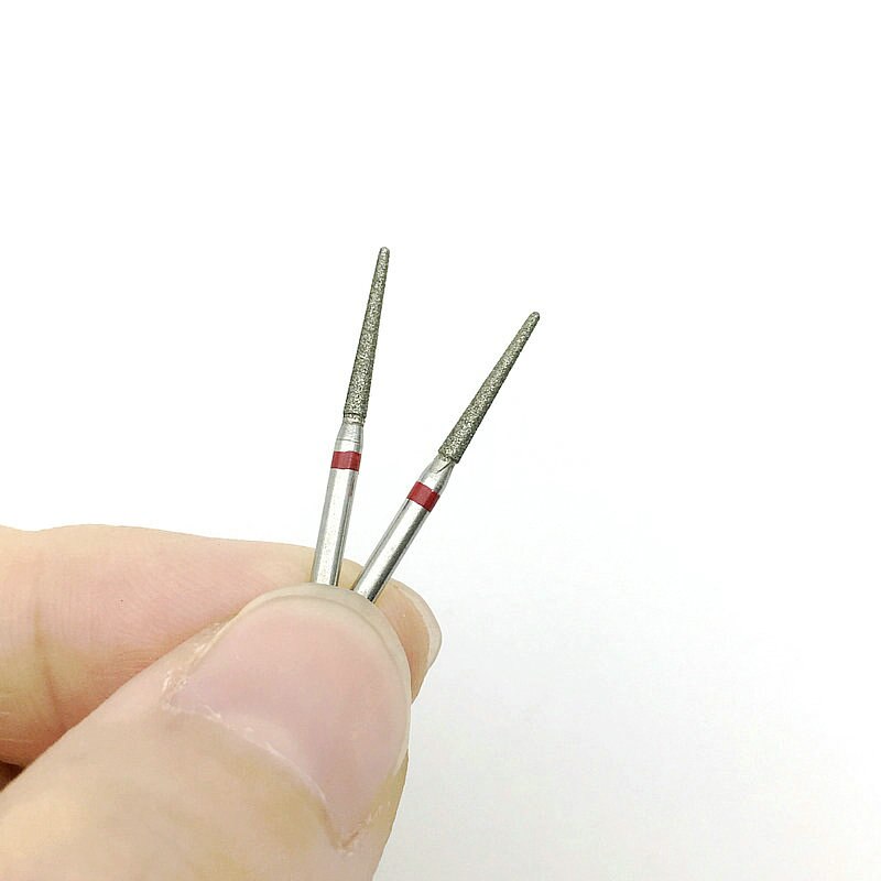 10pcs/pack Dental Diamond Burs Drill for Dentistry Handpiece Handle Diameter 1.6mm Dentist Tools TR-11F