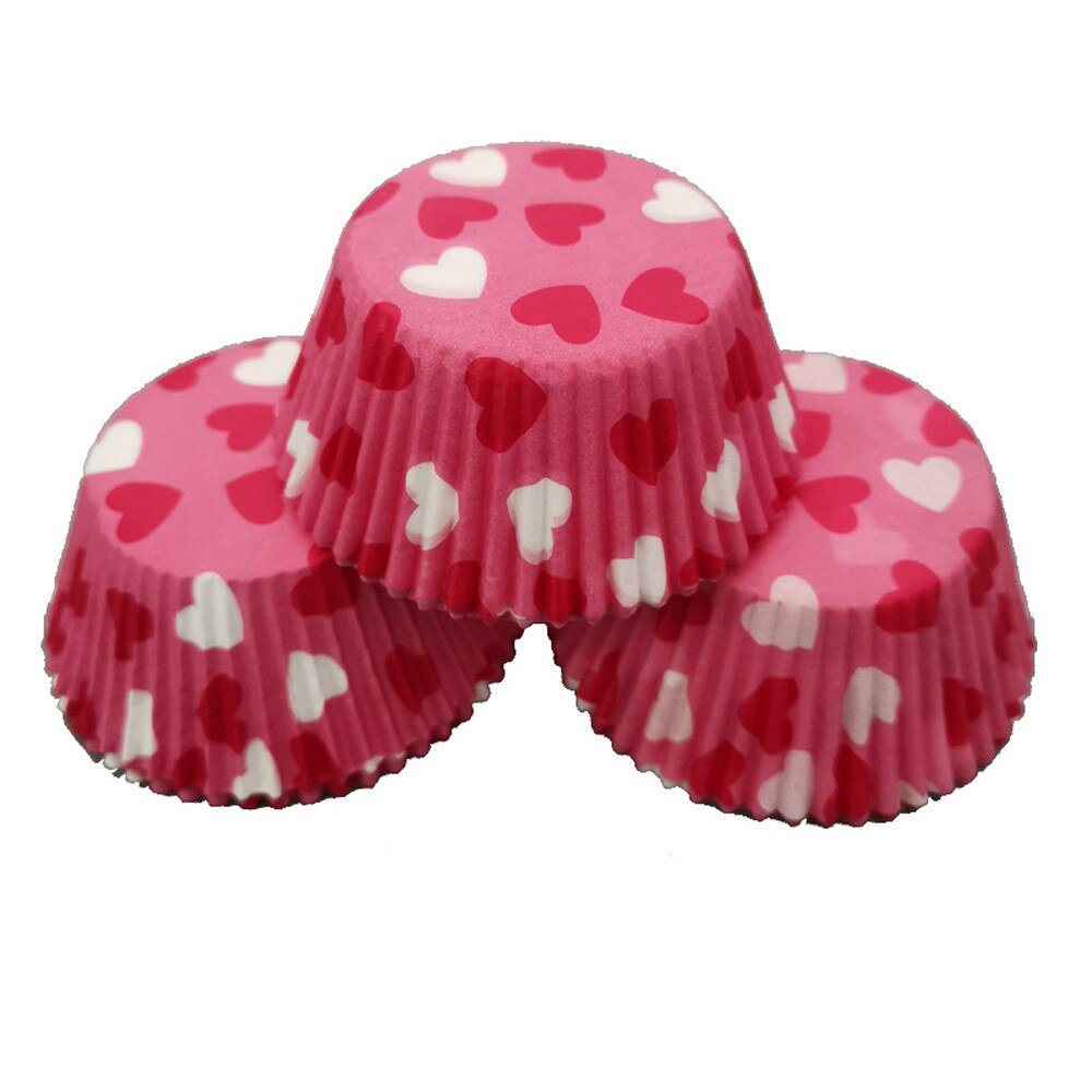 100 stücke Cupcake Papier Tasse Öldicht Cupcake Liner Backen Tasse Tablett fallen Hochzeit Party Caissettes Goldene Muffin Verpackung Papier