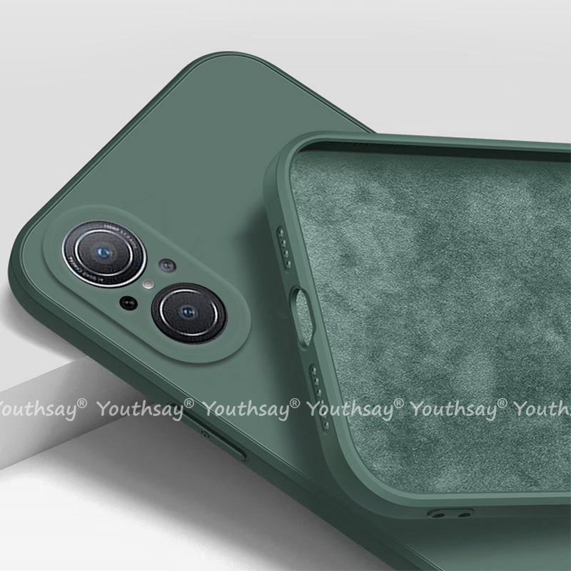 Para Huawei Nova 9 SE funda Huawei Nova 9 SE cubierta de silicona líquida Capa lisa Coque funda protectora para Huawei Nova9 SE cubierta