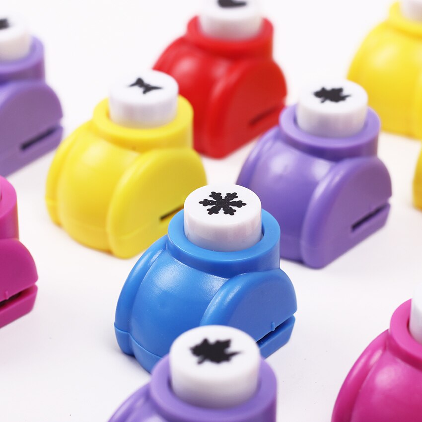 1PC Mini Kids Scrapbooking Punches Handmade Card Craft Printing Hole Punch DIY Flower Paper Craft Maple Leaf Star Shape