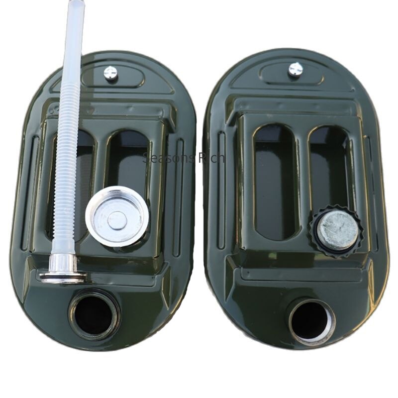 Pot métallique de 20l en acier inoxydable avec 3 poignées, réservoir de stockage avec bec en alliage d&#39;aluminium