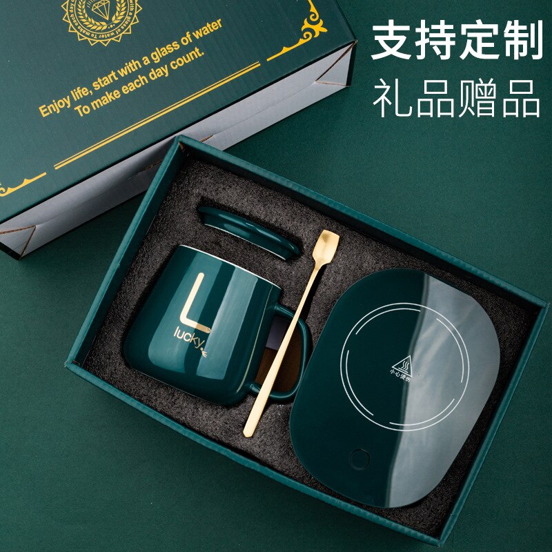 Warm Cup 55-degree heating Cup Milk Artifact Insulation Household Heater Milk Cup Automatic Constant Temperature Coaster ZM6