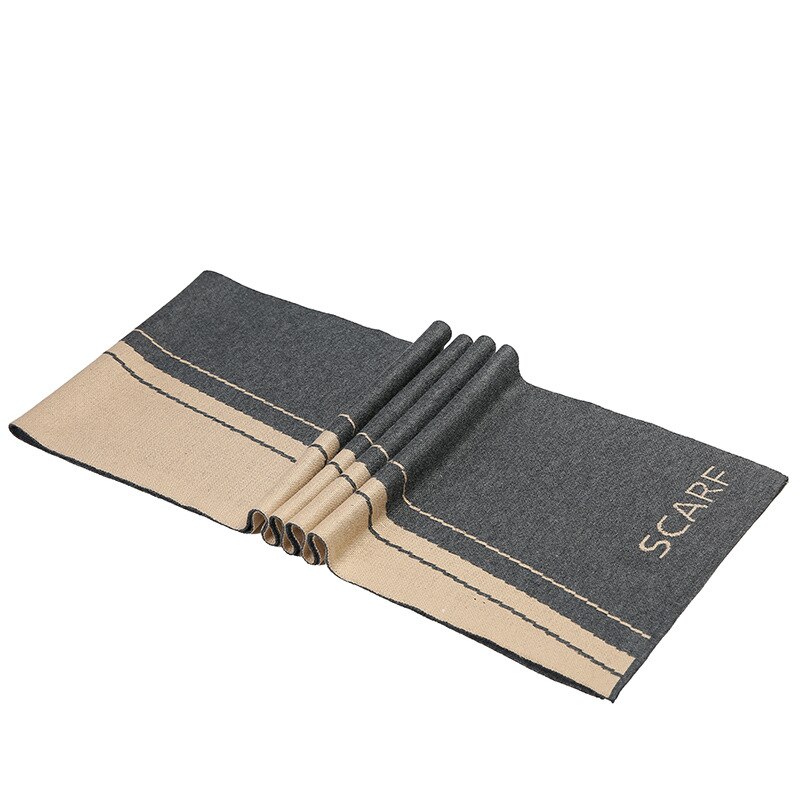classique hommes hiver Plaid écharpe coupe-vent coton châles foulards doux décontracté écharpes homme entreprise écharpe