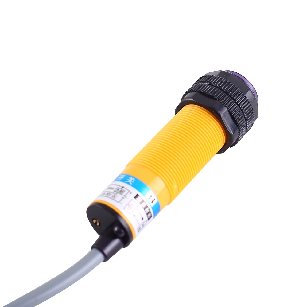 DC 6V-36V Infrared Distance Detector Infrared Sensor NPN 10cm Photoelectric Switch Controller NO Output Diffuse Proximity Switch