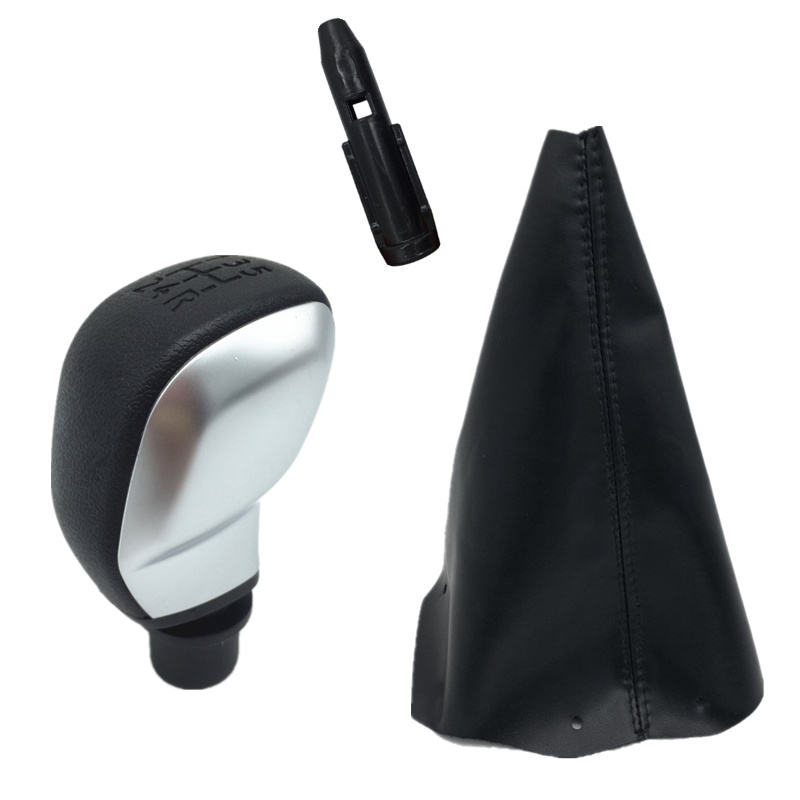 Leather Gear Shift Knob Gaiter Boot Cover Case for Peugeot 106 107 205 206 306 406 307 308 Citroen Picasso C1 C2 C4 C5 Picasso: K0031