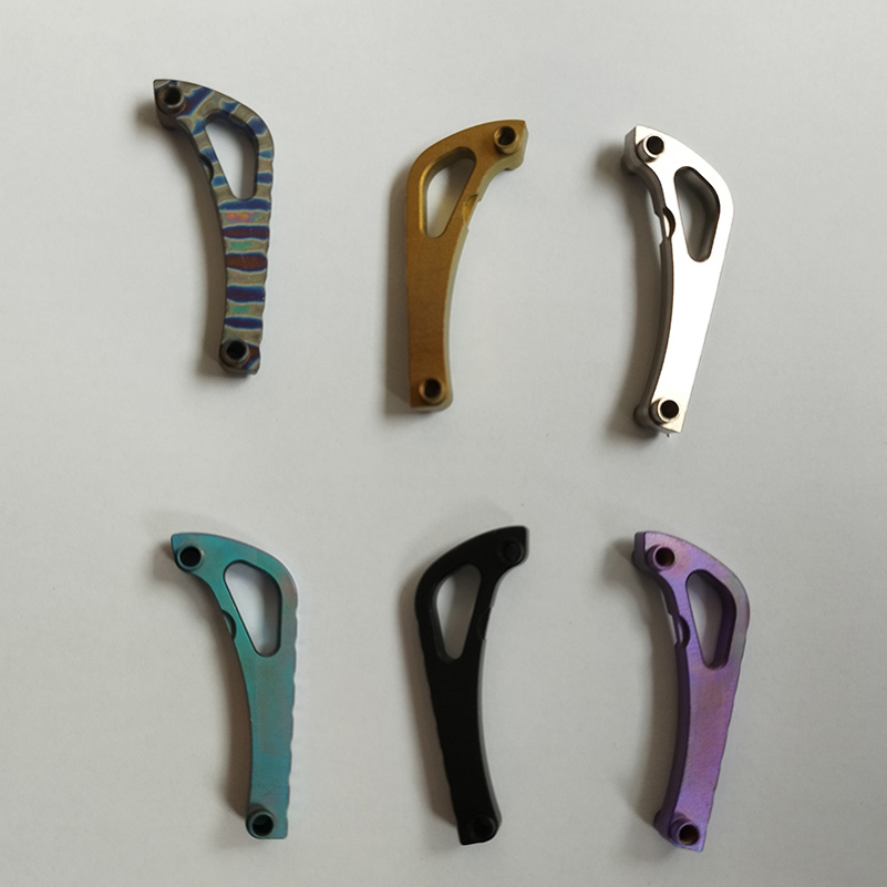 CNC Titanium Made 6 Colors Knife Integrated Backspacer Back Spacer With Axle for Benchmade Bugout 535 Knives Spine Keel Liners