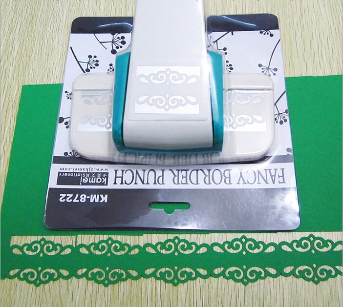 Perforadora de bordes para papel, dispositivo de espuma para estampar Bordes de álbum de recortes, cortador de papel artesanal hecho a mano, , novedad: Yudaigou
