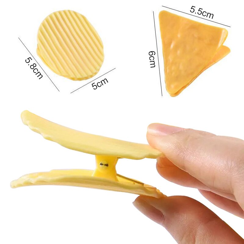 3Pcs Cute Chip Clips Snack Fresh Food Storage Bag ... – Grandado