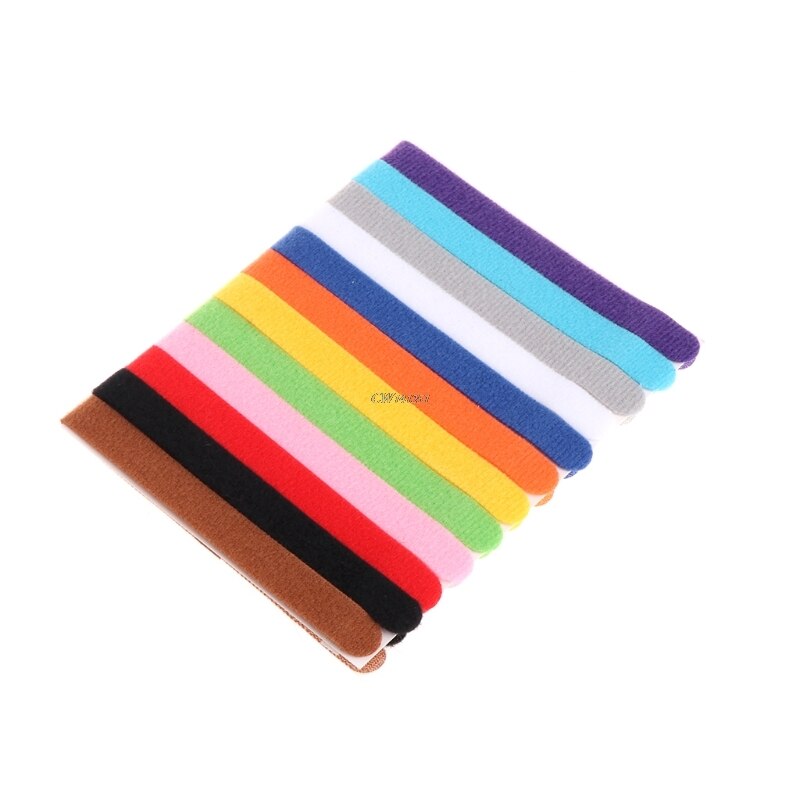 12Pcs/Set Pet Collars Different Colors Soft Identification Mark For Cats Dogs Puppies Kitty Kitten Collars Leads G03