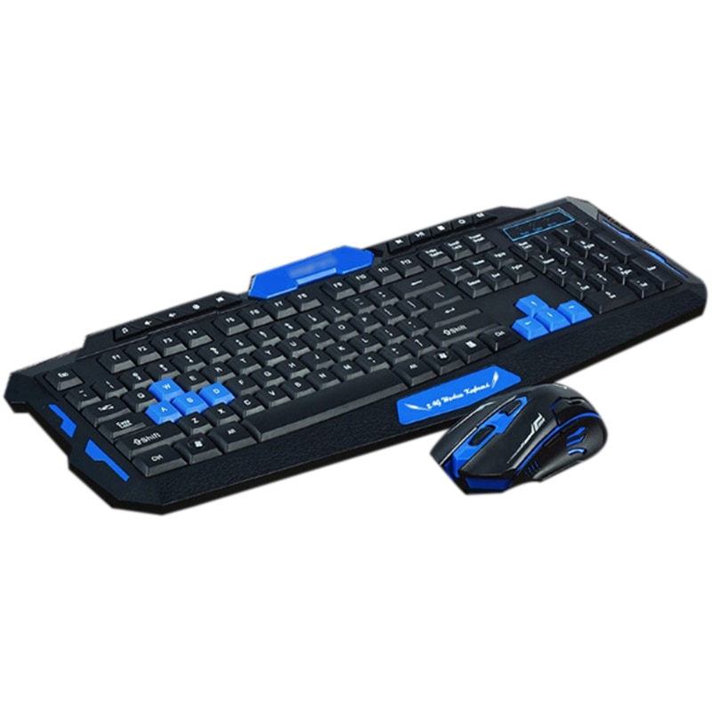 Hk8100 2.4G Wireless Gaming Keyboard Mouse Combo Ergonomics Waterproof Optical For Pc Laptop Desktop Gamer: Default Title