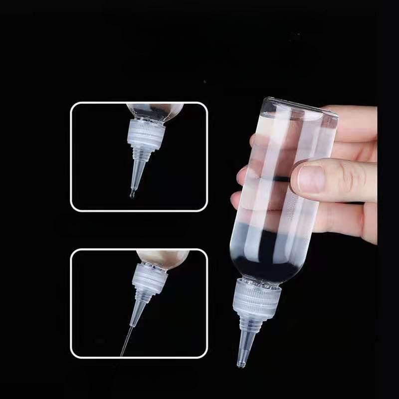 5pcs 10ML-120ML Squeeze Dropper Bottles Plastic Eye Bottle Twist Top Cap Liquid Paint Ink Dispenser Glue Applicator