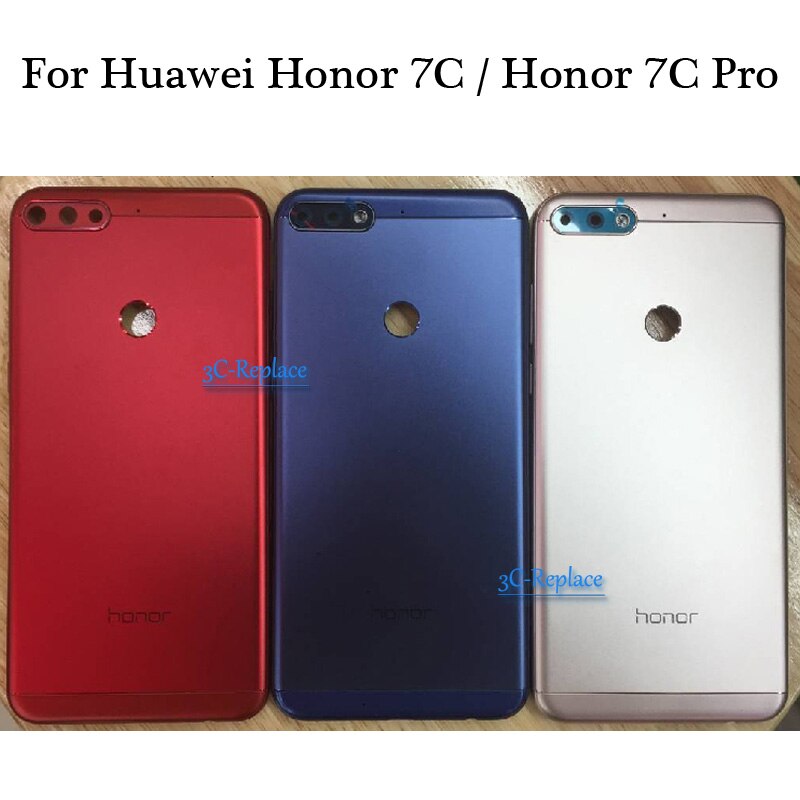 6.0 inch For Huawei Honor 7C LND-AL30 / honor 7c pro LND-L29 Back Battery Cover Door Housing case Rear Glass parts