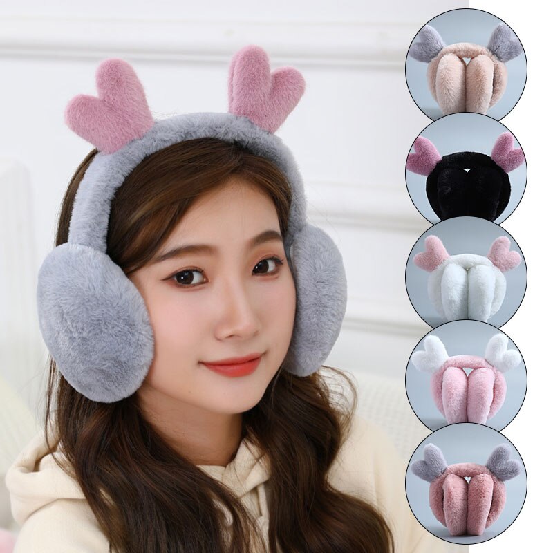 Accessories Cute Japanese Soft Girl Foldable Earmuffs Earmuffs Earmuffs Earwarmers Headband Earmuff Folding Earmuffs