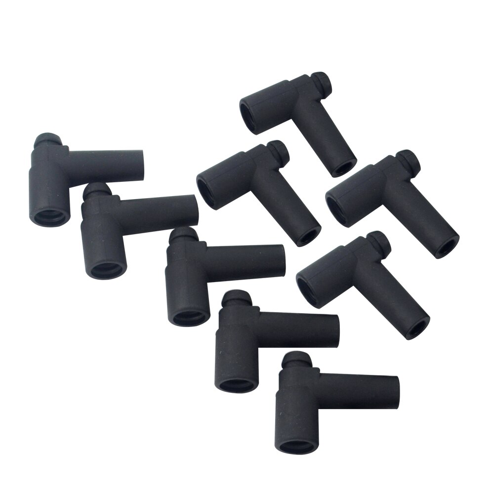 - HEI Style Distributor End Spark Plug Wire Rubber Boots & Stainless Steel Ends Set of 9 VR-SSC02