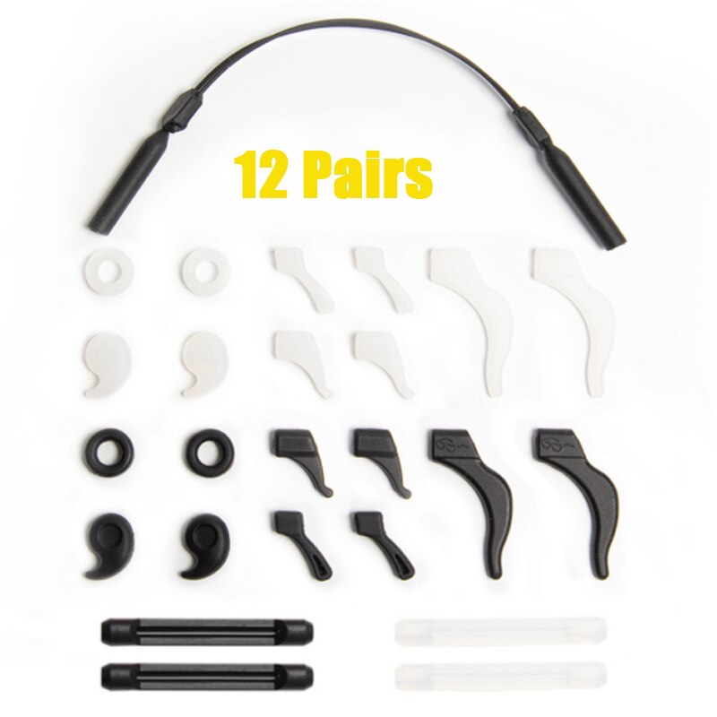 Anti Slip Silicone Glasses Ear Hooks For Kids And Adults Round Grips Eyeglasses Sports Temple Tips Soft Ear Hook: 15