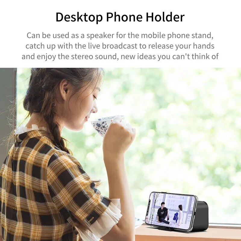 B126 Bluetooth 5.0 Speaker Wekker Nachtlampje Meerdere Speelmodi Led Display 360 ° Surround Stereo Geluid 1800Mah batterij