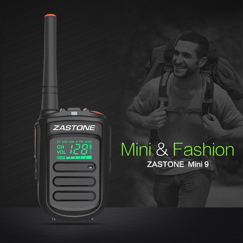 Zastone Mini9 Walkie Talkie Mini UHF 400-470MHz Handheld Zwei Weg Radio Schinken Radio Kommunikator walkie Talkie Transceiver