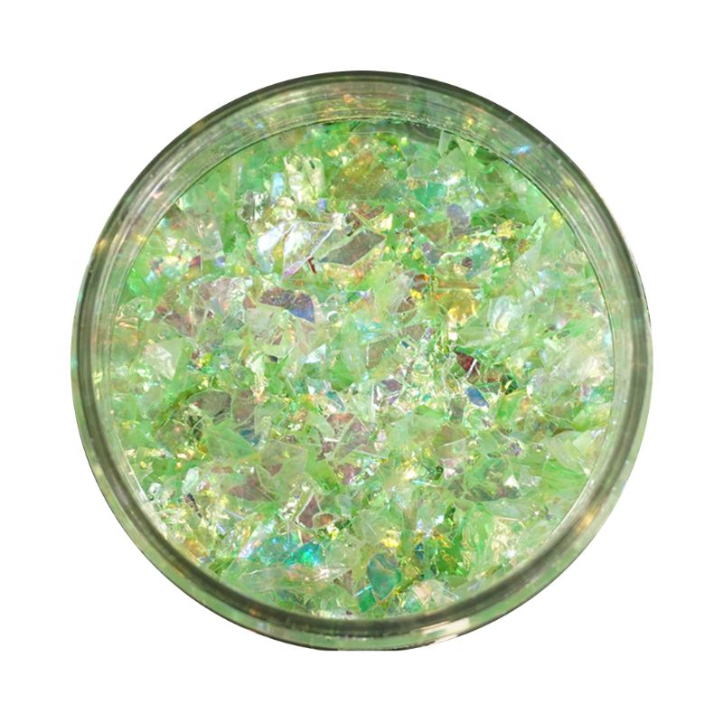 1 garrafa flash sequin em pó decoração diy jóias fazendo silicone cola epoxy molde ferramenta acessórios: Verde