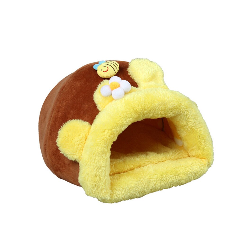 Peluche animale domestico Casa cavie criceti ricci conigli ratto olandese super caldo di alta qualità carino caldo ottavino animale letto criceto: L