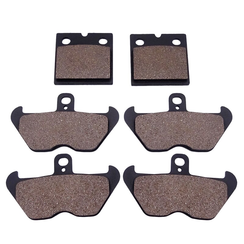 Kit de pastillas de freno delanteras y traseras para motocicleta, Accesorio metálico para BMW K 1200 LT RS K1200RS K1200LT 96-10 K100 K100RS K 100 1989-1992 K1100 LT: Front and Rear