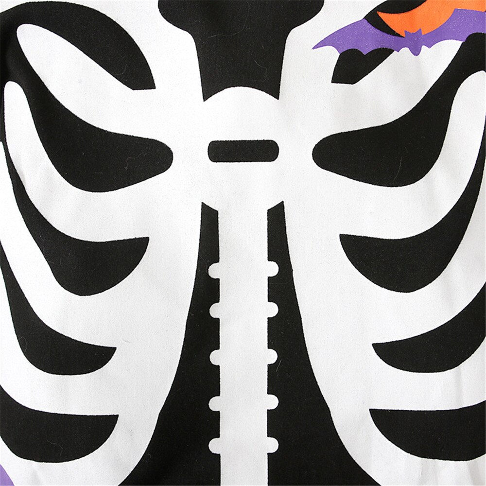 Prowow 2021 nuovo Halloween bambino costume Festival neonati Footies tuta per bambini ragazzi abbigliamento scheletro stampato pagliaccetti per bambini