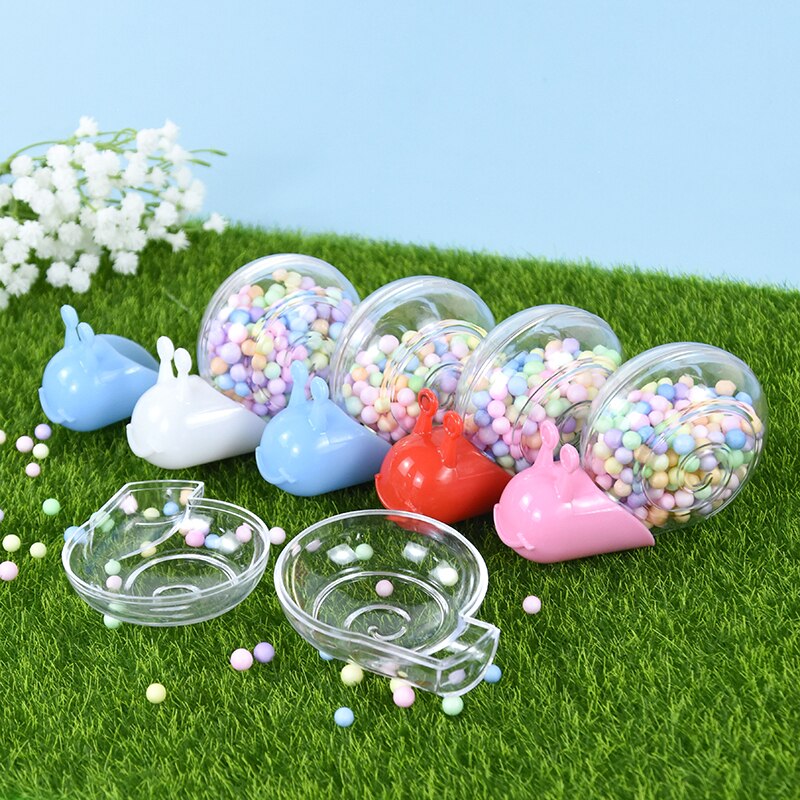 Boîte à bonbons en forme d&#39;escargot, 5 pièces, petites boîtes pour mariage, emballage pour fête d&#39;anniversaire, Festival, décoration de réception pour bébé