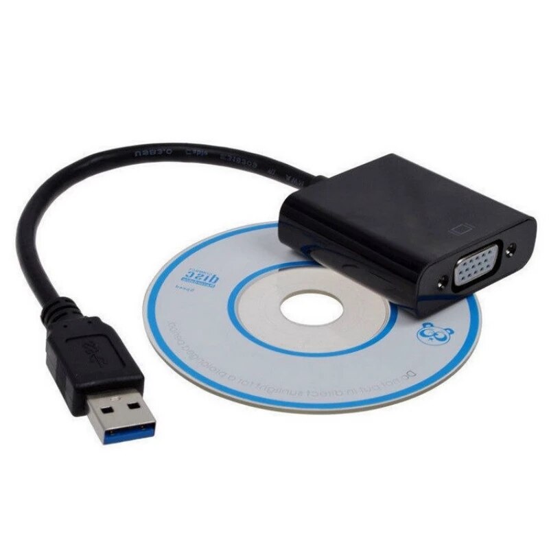 Usb 3.0 Naar Vga Adapter Multi-Display Converter Externe Grafische Kaart Draagbare Usb 3.0 Naar Vrouwelijke Vga Converter voor Pc Hdtv