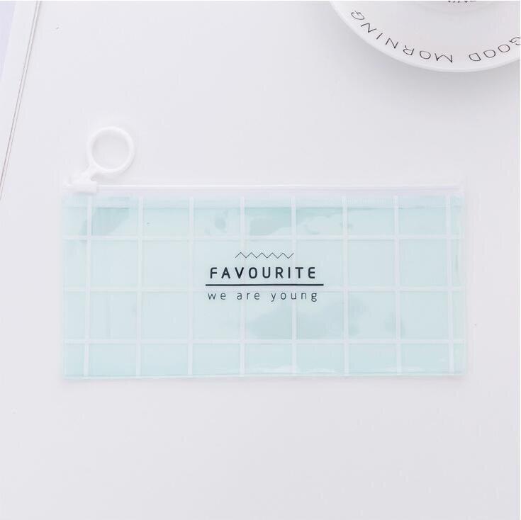 1 stück Neue Korea Schule Schreibwaren SchöNe Nette Kawaii Kreative PVC Umschlag Zu Empfangen Beutel Frische Transluzenten Ordner: B