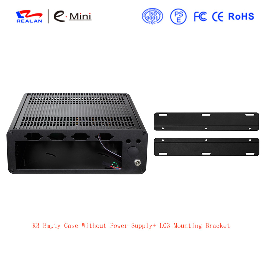 Realan K3 Mini Itx Fall Aluminium Computer Fall Aluminium PC Chassis: Empty Case With L03