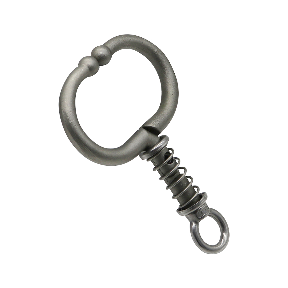 1 Pc Set Automatic Bull Spring Nose Pliers Stainless Steel Bull Baoding Sanitary Ware Binding Tool Nose Clip Nose Lock Traction