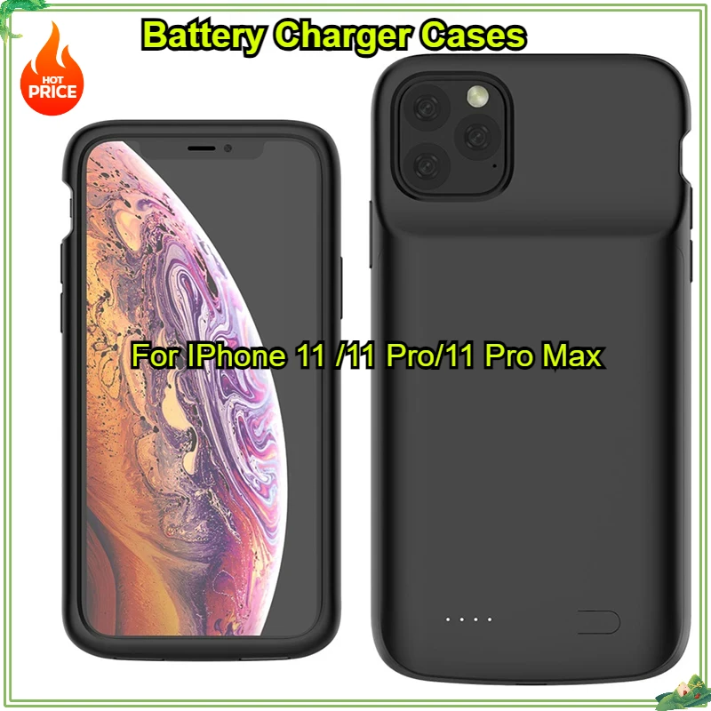 10000 mAh Batterijlader Gevallen voor IPhone 11 11 Pro Max Batterijlader Bank voor IPhone 11Pro 11 Pro Powerbank Cover Power Case