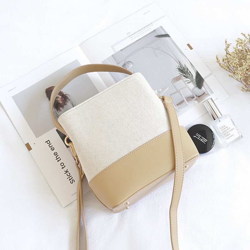 EXCELSIOR PU Patchwork Women's Bucket Bags Shoulder Bags for Women Versatile Crossbody Bag sac a main femme malas ombro