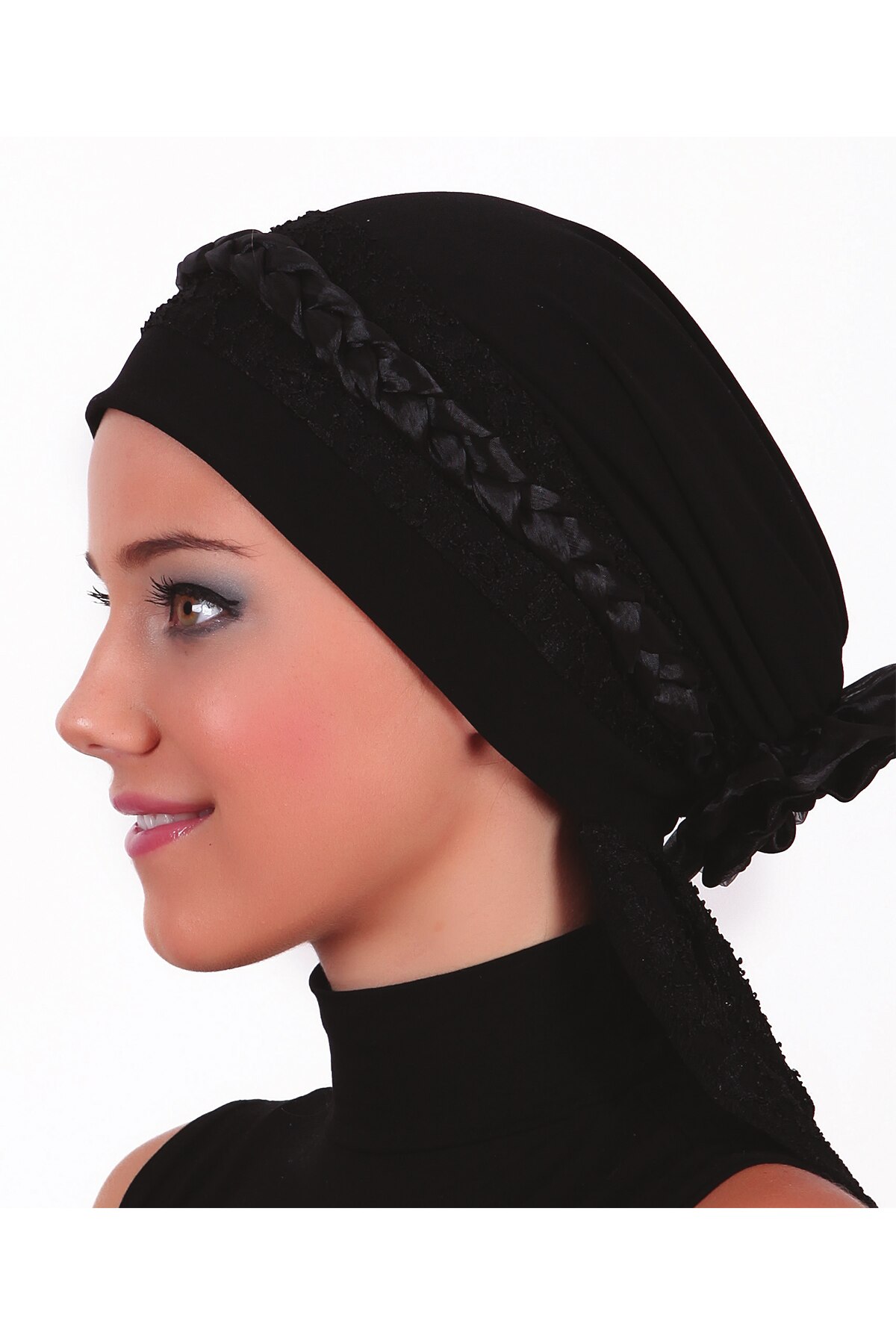 Kant Twist Knoop Motorkap Hijab Vrouwen