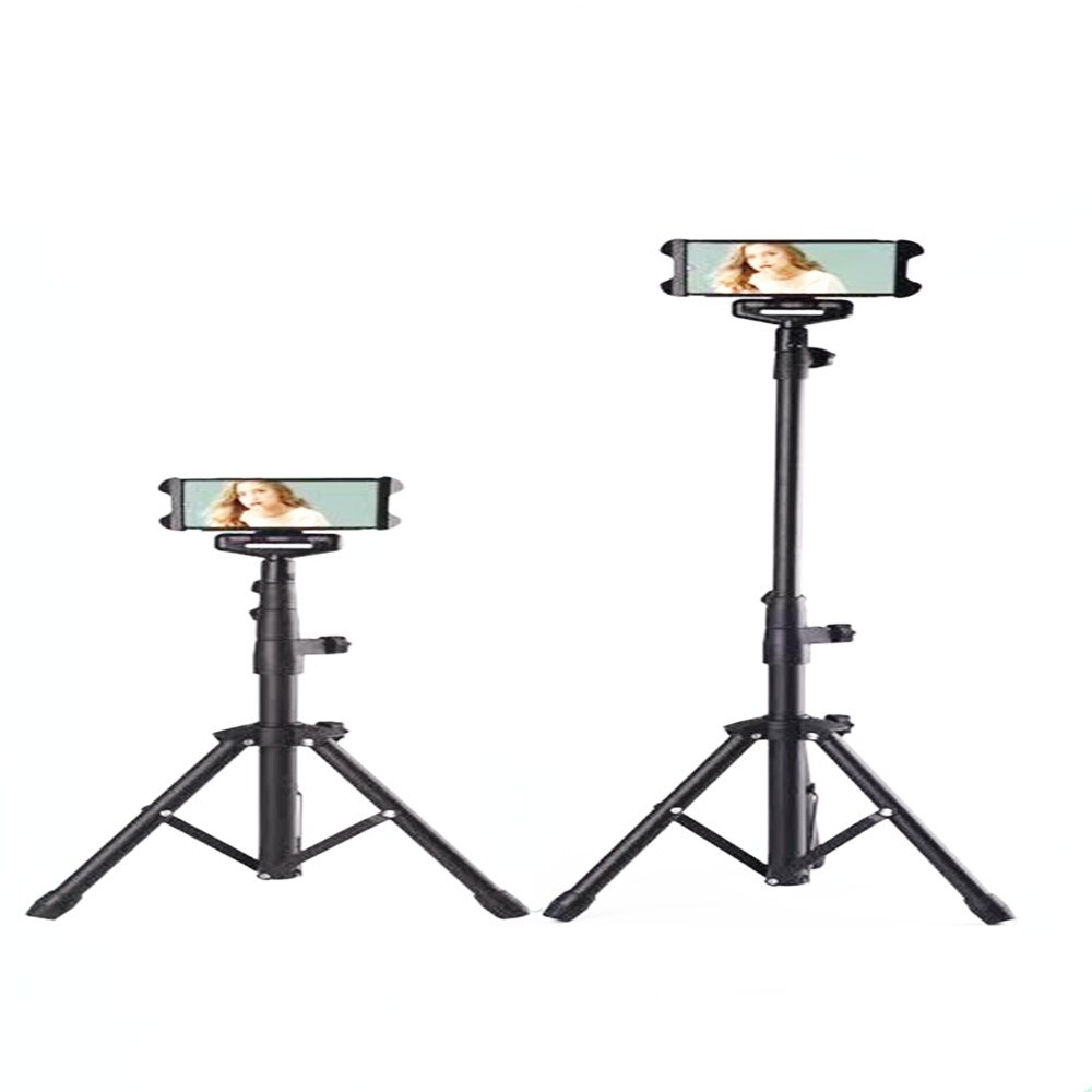 Universele Telefoon Statief Fotografie Voor Iphone Samsung Xiaomi Huawei Telefoon Metalen Reizen Tablet Statief Mount Voor Live Skype