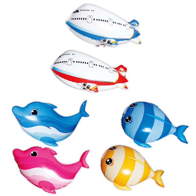 toys Remote Control Flying Fish Helium Dolphin Plane Electric Inflatable Air Balloons