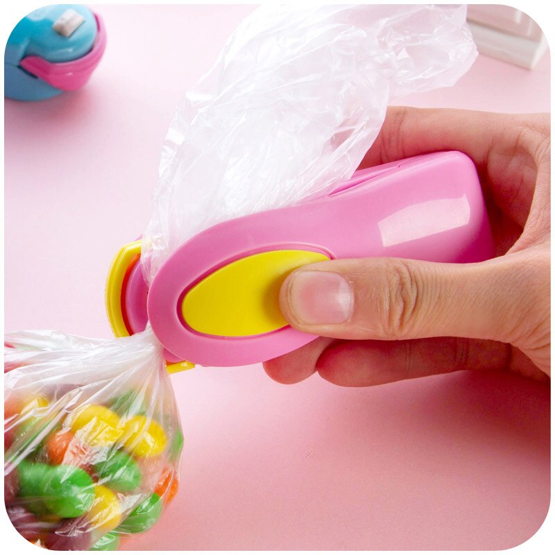 Hand Druk Sluitmachine Zak Sealer Draagbare Mini Afdichting Voor Huishoudelijke Voedsel Zak Nietmachine Plastic Zak Sluitmachine H-beste