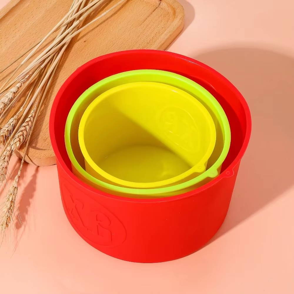 No-Stok Ronde Siliconen Cakevorm Willekeurige Kleur Mousse Cake Moulds Diy Desserts Bakvorm Gereedschap
