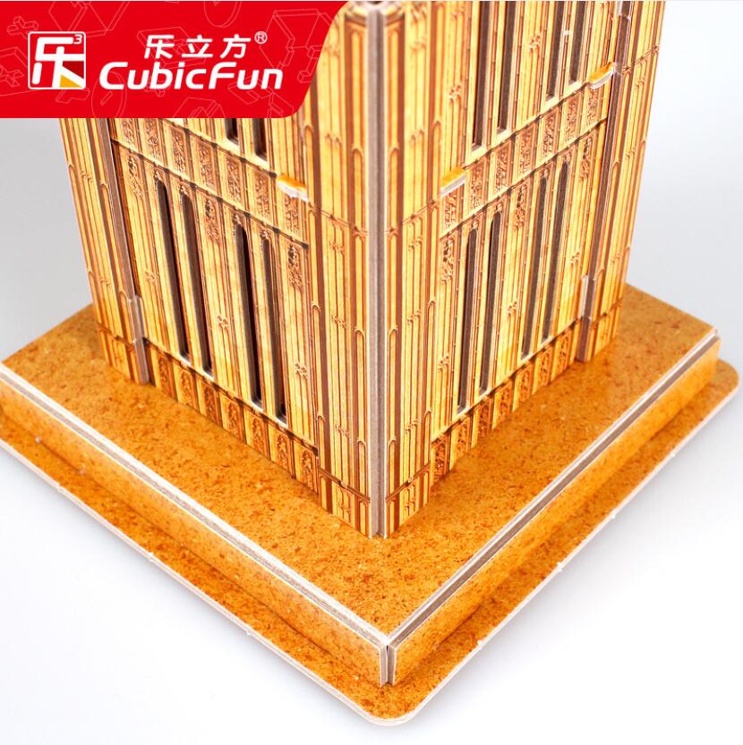 51.7 Cm Big Ben Tower Cardboard Assembly Model Miniature Micro Landscape DIY Building Miniature 3D Puzzle Toys Building Toys