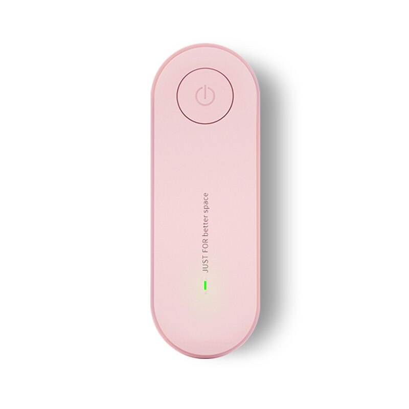 Air Purifier For Home Office Ozonator Plug in Anion Ozone Generator Ionizer Filter Purification Bathroom Toilet Deodorizer: Pink / EU