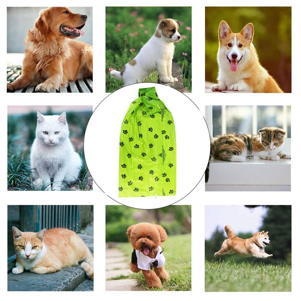 Scented Dog Waste Bags Compostable Poop Bags Earth Friendly Plant-Based Poop Bags For Dogs Extra Thick Waste Bags