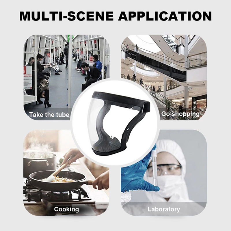 Máscara de protección para el trabajo, Protector facial completo, a prueba de polvo, resistencia al impacto, máscara de trabajo para carpintería, herramientas de cocina reutilizables para el hogar