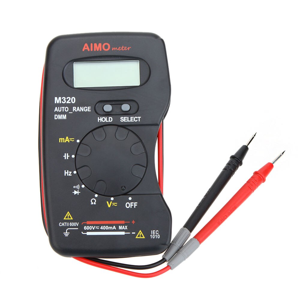 Aimo M320 Zakformaat Professionele Handheld Lcd Digitale Multimeter Frequentie Capaciteit Meting Data Hold Auto Varieert