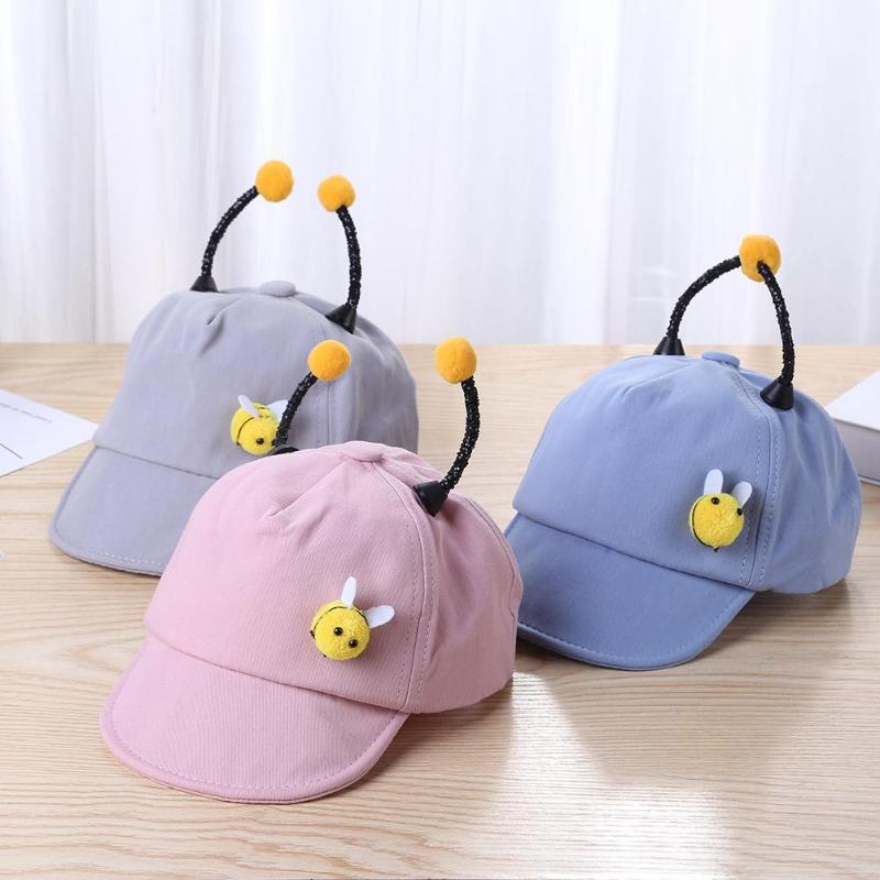 Cotton Stylish Warm Hat Sun Hat Protective Baby Summer Children Kids Soft Brim Detachable Outdoor Cap for Boys Girl