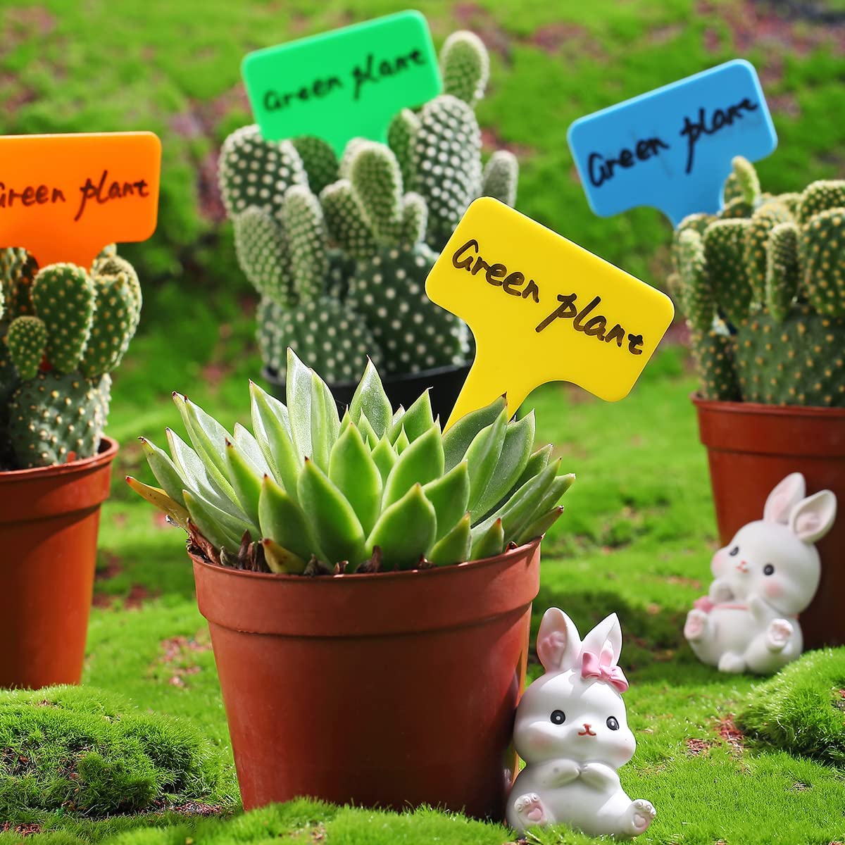 50 ~ 100 Stücke 6-10 cm Pflanze Kunststoff Etiketten Gartenbedarf Kindergarten Tablett Marker Diy Garten Dekorieren Werkzeuge Blumentöpfe Landung Stichworte