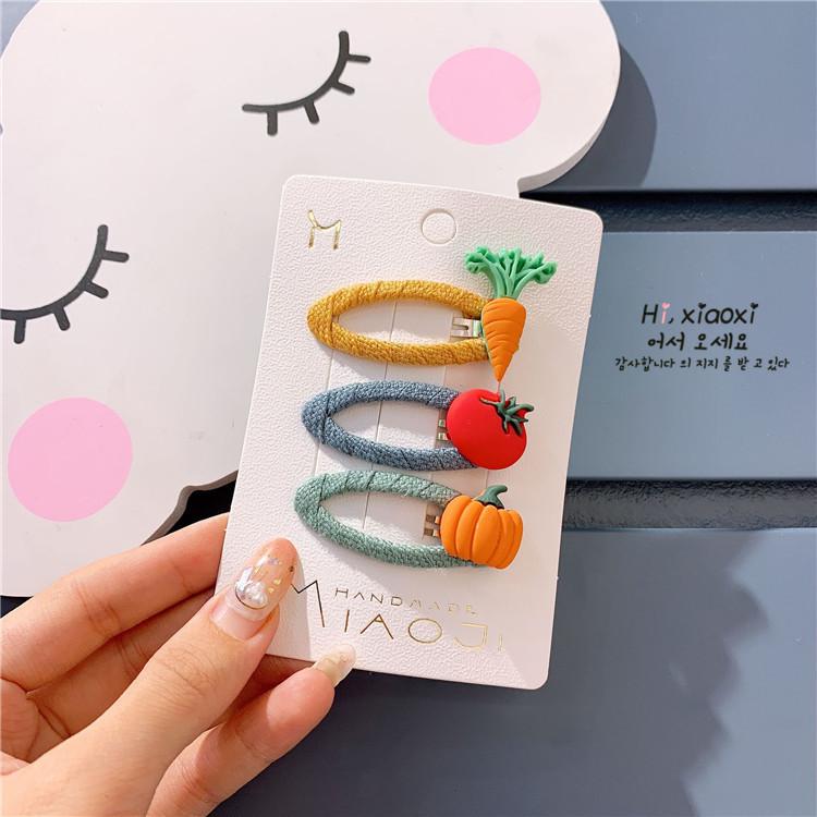 Summer Fruit Hair Clips For Girls Kids Candy Color Hairpin Headdress Clip Barette Ins Hair Accessories: P4