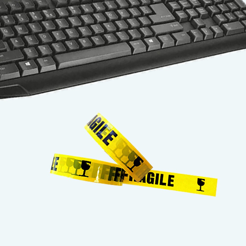 1 Roll DIY Landmarks Stickers Warning Tape Danger Caution Fragile Keep Out Slogan Barrier Remind Work Safety Adhesive Tapes