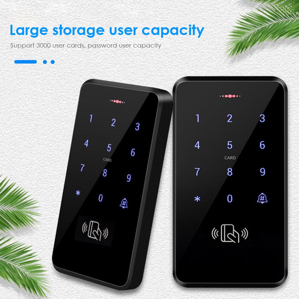 Waterproof Rfid Door Access Control Backlight Touch RFID Keyboard Touch Panel Electronic Door Opener Card Access Control Keypad