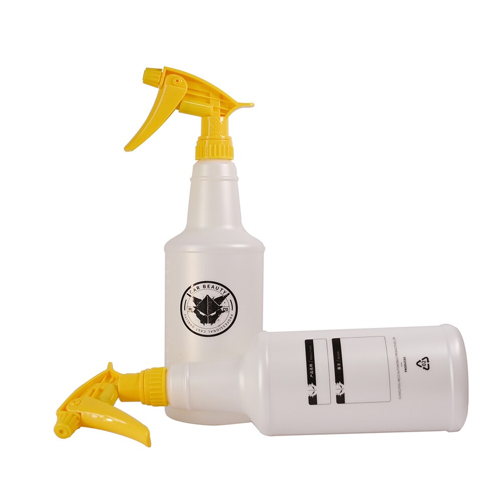 1Pc 800ML Ultra-fine Water Mist Cylindrical Spray Bottle HDPE Chemical Resistant Sprayer For QD Liquid Auto detail